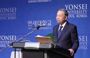 Toàn văn phát biểu của Tổng Bí thư Tô Lâm tại Đại học Yonsei (Hàn Quốc)