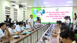 Bệnh viện Việt Đức thực hiện thành công ca ghép đồng thời  tim – phổi đầu tiên tại Việt Nam