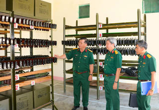 Bộ Quốc phòng kiểm tra công tác sẵn sàng chiến đấu, chống khủng bố tại Quảng Ngãi