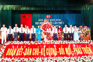 Đại hội đại biểu Đảng bộ các xã Quang Hưng, Nam Minh, Nam Ninh (tỉnh Ninh Bình) lần thứ I, nhiệm kỳ 2025 - 2030 thành công tốt đẹp