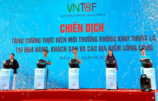 Phát động Chiến dịch tăng cường thực hiện môi trường không khói thuốc tại các địa điểm công cộng 