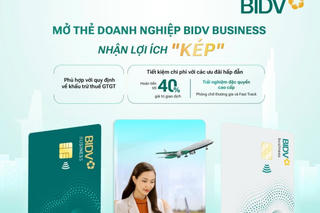 Nhiều lợi ích từ thẻ doanh nghiệp BIDV Business 