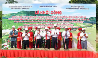 Lào Cai đồng loạt khởi công dự án trọng điểm