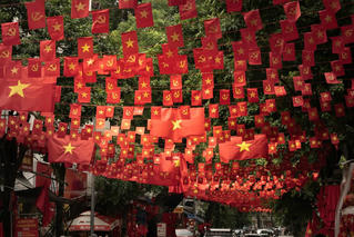 Hà Nội rực sắc cờ hoa chào mừng Cách mạng tháng Tám và Quốc khánh 2/9