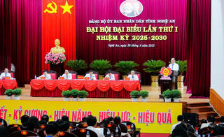 Đại hội lần thứ I Đảng bộ UBND tỉnh Nghệ An: Quyết tâm đột phá, đưa tỉnh trở thành địa phương khá của cả nước