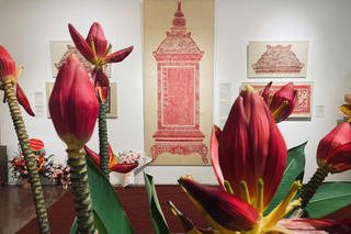 Văn bia Phủ Vân Cát, linh vật Chùa Bút Tháp cùng hiện diện sống động trong triển lãm Bản rập