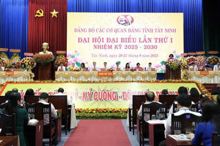 Xây dựng Đảng bộ Các cơ quan Đảng Tây Ninh vững mạnh trong giai đoạn mới