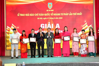 "Giải Báo chí toàn quốc về ngành Tư pháp lần thứ Nhất": Lan tỏa những giá trị tốt đẹp mà Bộ, Ngành Tư pháp đã đóng góp cho xã hội