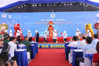Khởi công Bệnh viện Đa khoa Đức Việt - Công trình y tế trọng điểm cửa ngõ phía Tây thủ đô
