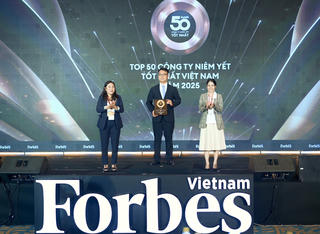 FPT Retail lần thứ 2 được Forbes vinh danh Top 50 công ty niêm yết tốt nhất, khẳng định tăng trưởng bền vững