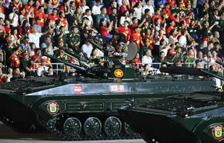 Hợp luyện diễu binh diễu hành lần 2 kỷ niệm 80 năm Quốc khánh 2/9 thành công tốt đẹp