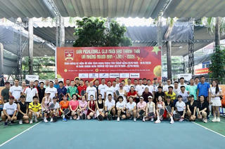 Giải Pickleball 'CLB Ngôi sao Thành Thái và những người bạn' chào mừng 80 năm Quốc khánh Việt Nam