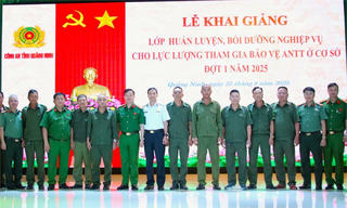 Quảng Ninh: Bồi dưỡng nghiệp vụ cho lực lượng bảo vệ ANTT ở cơ sở