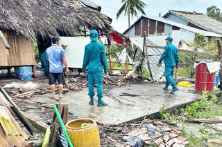 Một ngư dân mất tích, 4 căn nhà hư hại ở An Giang do ảnh hưởng bão Kajiki

