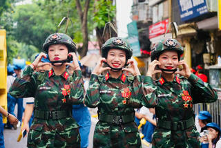 Lộ diện dàn “nam thần, nữ chính” trong các khối diễu binh, diễu hành A80