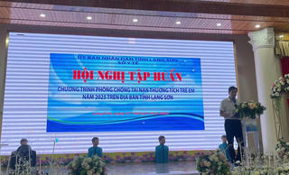Hội nghị tập huấn chương trình phòng, chống tai nạn thương tích trẻ em trên địa bàn tỉnh Lạng Sơn năm 2025