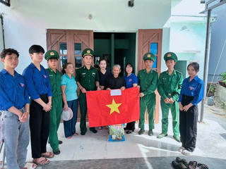 Chi đoàn Đồn Biên phòng Bình Minh sôi nổi hoạt động chào mừng 80 năm Quốc khánh