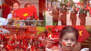 Không khí ngày hội trên phố Hùng Vương - Ba Đình: Cựu chiến binh và người dân nô nức đón chờ Tổng duyệt