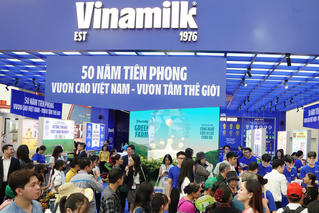Không gian trưng bày và trải nghiệm của Vinamilk hút khách tại Triển lãm Thành tựu Đất nước 80 năm