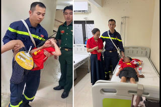 Kịp thời hỗ trợ người bị co giật trên phố Kim Mã