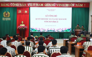 Các phạm nhân được đặc xá có quá trình cải tạo, phấn đấu tốt