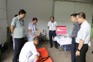 Kiểm tra công tác y tế trước thềm Đại lễ A80 