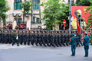 Những Nữ chiến sỹ biệt động gây ấn tượng mạnh trong những ngày A80 tại Hà Nội