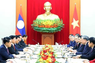 Tổng Bí thư Tô Lâm hội kiến Tổng Bí thư, Chủ tịch nước Lào Thongloun Sisoulith