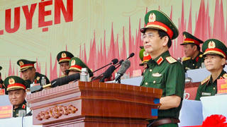 Bộ trưởng Phan Văn Giang cảm ơn báo chí đã “vượt nắng, thắng mưa", góp phần lan toả sức mạnh quân sự, quốc phòng Việt Nam