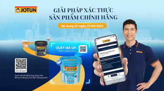 Chọn Jotun, Chọn an tâm – Giải pháp xác thực với mã định danh trên mỗi thùng sơn