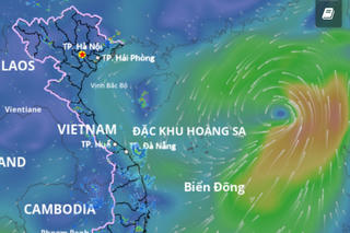 Trong tối và đêm 6/9 áp thấp nhiệt đới sẽ mạnh lên thành bão