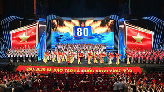 Hành trình 80 năm ngành Giáo dục: Học sinh cả nước hân hoan dự Lễ khai giảng đặc biệt