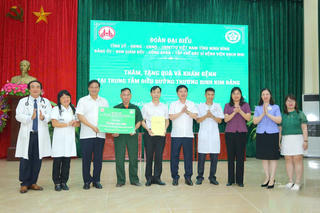 Ninh Bình: Thăm và tặng quà thương bệnh binh tại Trung tâm Điều dưỡng thương binh Kim Bảng
