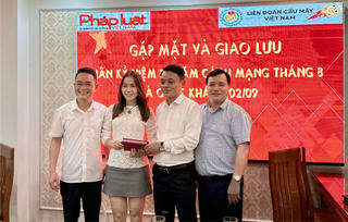 Báo Pháp luật Việt Nam và Liên đoàn Cầu mây tổ chức gặp mặt, giao lưu 