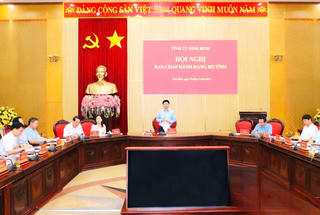 Ninh Bình: Rà soát, hoàn thiện dự thảo các văn kiện trình Đại hội Đảng bộ tỉnh