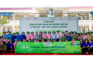C.P. Việt Nam hoàn thành mục tiêu trồng 1 triệu cây xanh cho cộng đồng