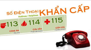 Tích hợp các đầu số điện thoại kết nối trực tuyến cấp cứu y tế, phòng cháy chữa cháy, cứu hộ cứu nạn