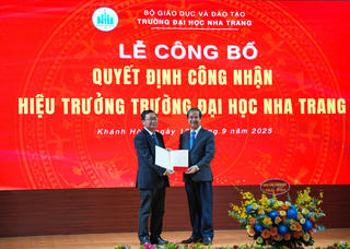 Đại học Nha Trang công bố Hiệu trưởng nhiệm kỳ 2020 – 2025