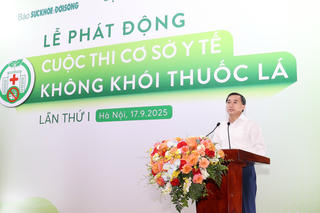 Phát động Cuộc thi 'Cơ sở y tế không khói thuốc lá'