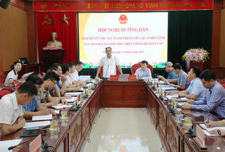 Bắc Ninh: Hướng dẫn giải quyết thủ tục đất đai, tháo gỡ vướng mắc ngay tại cơ sở