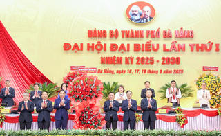 Thường trực Ban Bí thư Trần Cẩm Tú dự, chỉ đạo Đại hội Đảng bộ TP Đà Nẵng