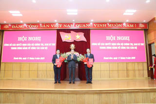 Công bố quyết định của Bộ Chính trị, Ban Bí thư về công tác cán bộ tại Thanh Hóa