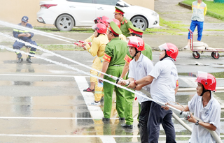 Công an tỉnh Đồng Nai phối hợp triển khai hệ thống truyền tin báo sự cố cháy
