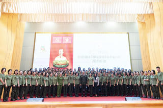 Ban Phụ nữ CAND tập huấn công tác tổ chức Đại hội