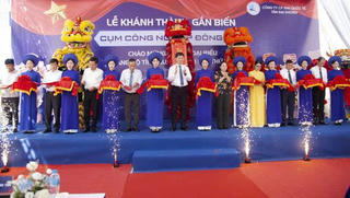 Khánh thành Cụm công nghiệp Đông Mai, gắn biển công trình chào mừng Đại hội Đảng bộ tỉnh Quảng Ninh lần thứ XVI