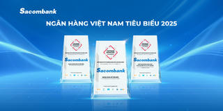 Sacombank tiếp tục được vinh danh tại giải thưởng Ngân hàng Việt Nam tiêu biểu 2025