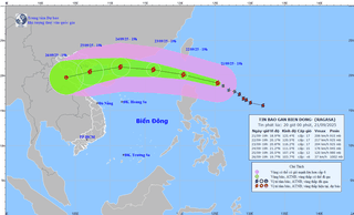 Dự báo thời gian và khu vực trọng tâm siêu bão số 9 Ragasa sắp đổ bộ