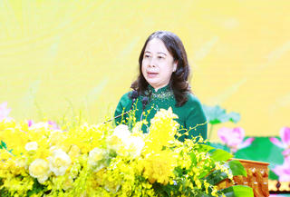 Phó Chủ tịch nước Võ Thị Ánh Xuân dự Đại hội Thi đua yêu nước tỉnh Bắc Ninh lần thứ I