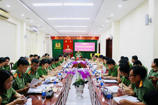 Đoàn công tác Bộ Công an làm việc với Công an tỉnh Đồng Nai