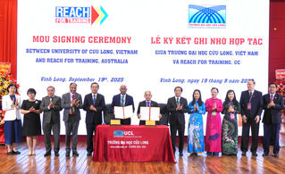 Dấu ấn hợp tác quốc tế với hơn 20 quốc gia của Trường Đại học Cửu Long